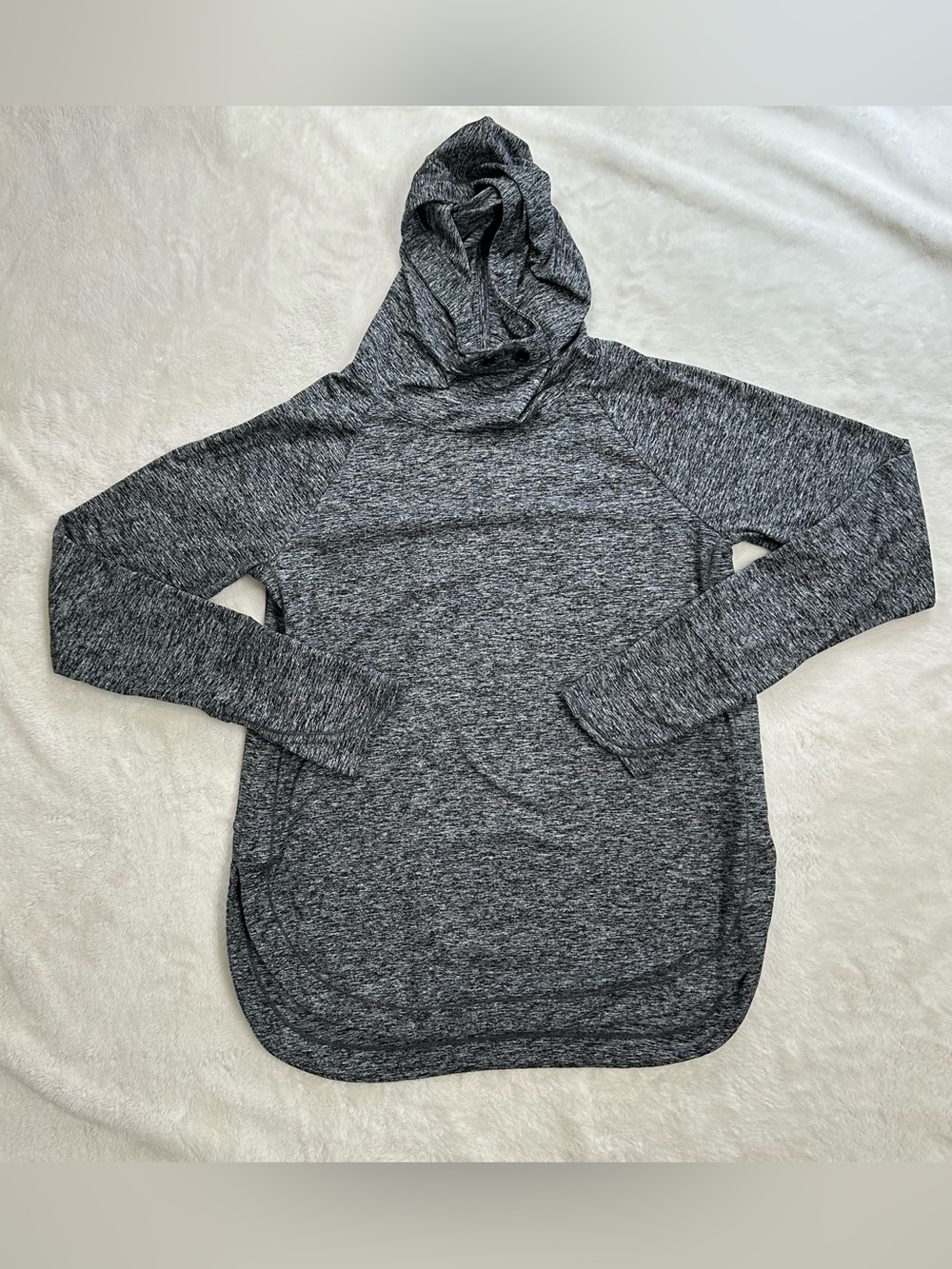 Athleta Men's Heathered Charcoal Crewneck Hoodie